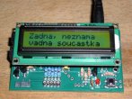 Osazený AVR tester se zeleným LCD