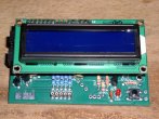 Osazený AVR tester s modrým LCD